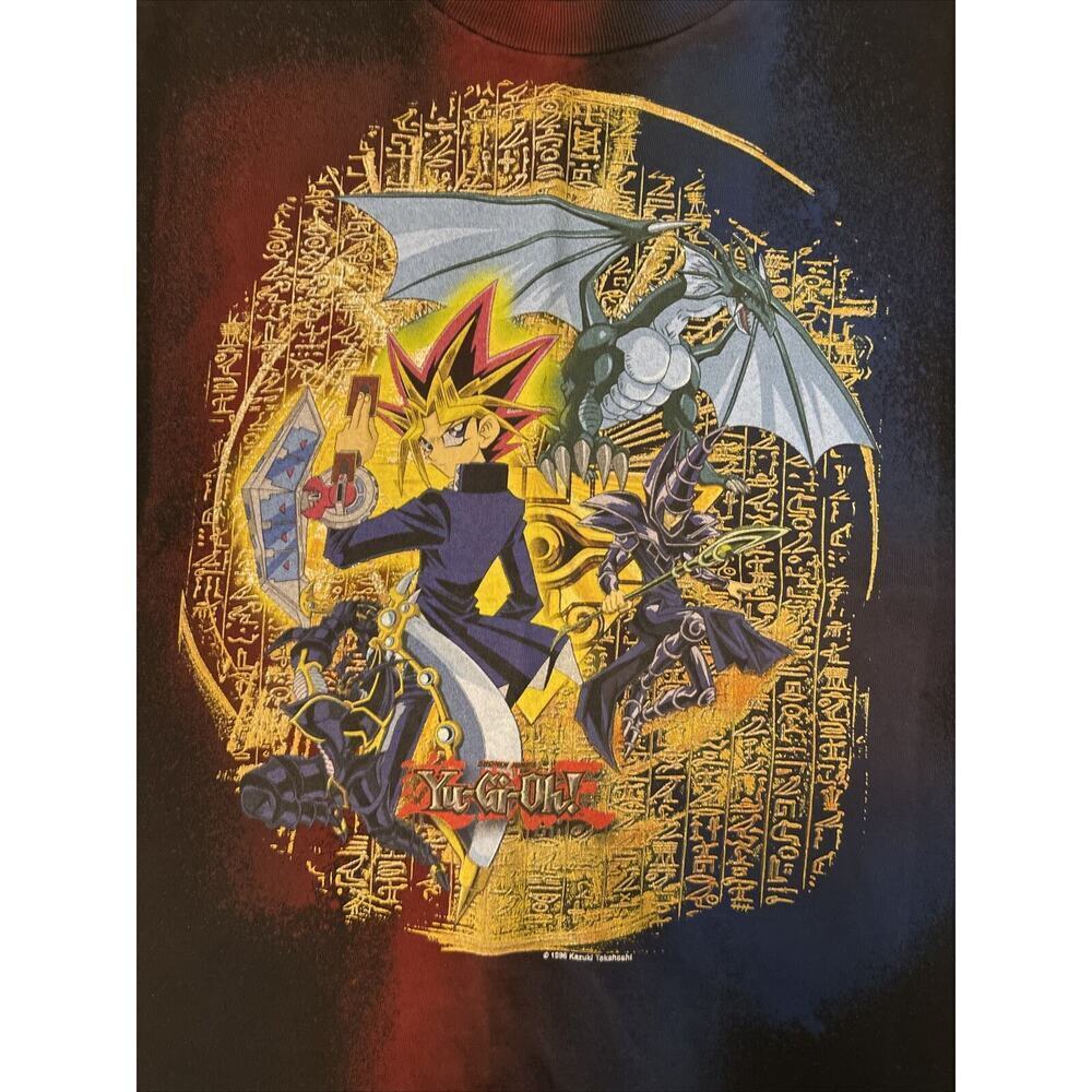 Vintage 1996 kazuki takahashi Yu Gi Oh T Shirt NWOT Never Worn! Rare - Picture 1 of 9